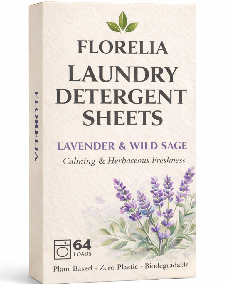 Florelia Laundry Detergent Sheets - Lavender & Wild Sage