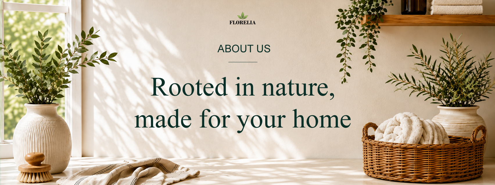 About Florelia - 100% plant based, plastic free and biodegradable home care